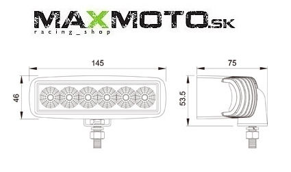 led_pridavny_svetlomet_maxmoto_6LED_6