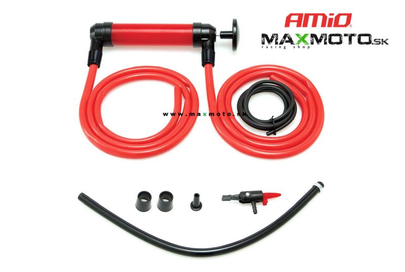 Ručná pumpa AMIO 3v1 na palivo, olej, vzduch