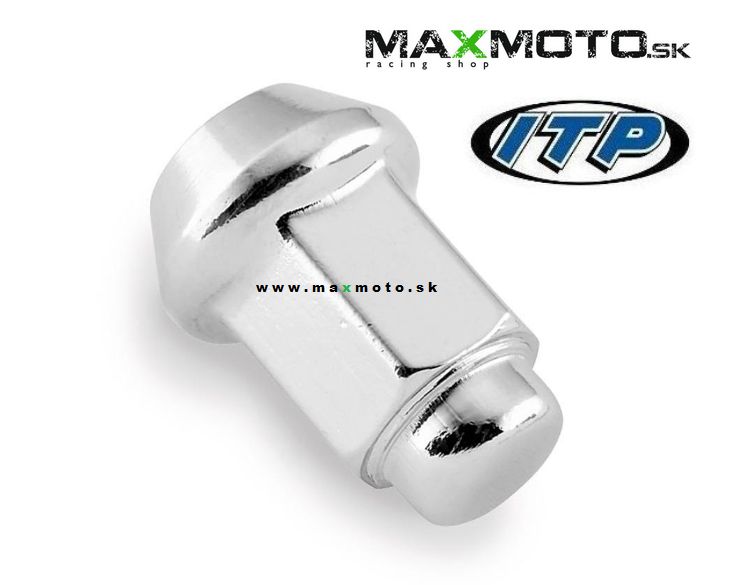 Matica disku M10x1.25, 14mm, ITP, chrómová