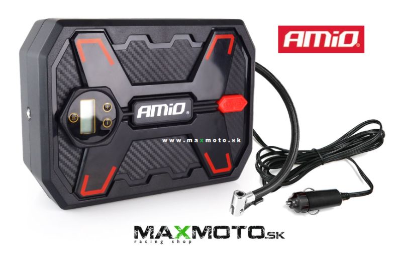 Digitálny kompresor do auta AMIO ACOMP-11, LED 12V