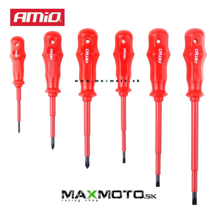 Sada skrutkovačov AMIO, 6ks
