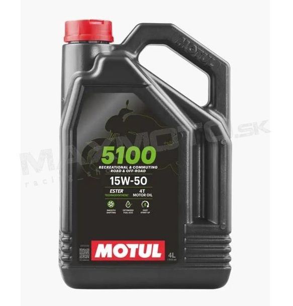 Olej MOTUL 5100 4T ESTER 15W50 4L