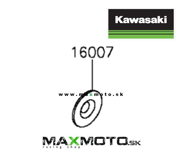 Podložka predného kardanu KAWASAKI Brute Force 750, 16007-0042