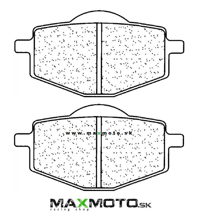 Brzdové obloženie YAMAHA Banshee 350/ Warrior 350/ DT/ YZ/ TT/ XT Ténéré, GILERA 125/ 250/ 600