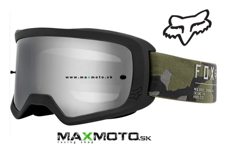 Okuliare FOX Main II Gain Spark MX20, kamufláž zelené