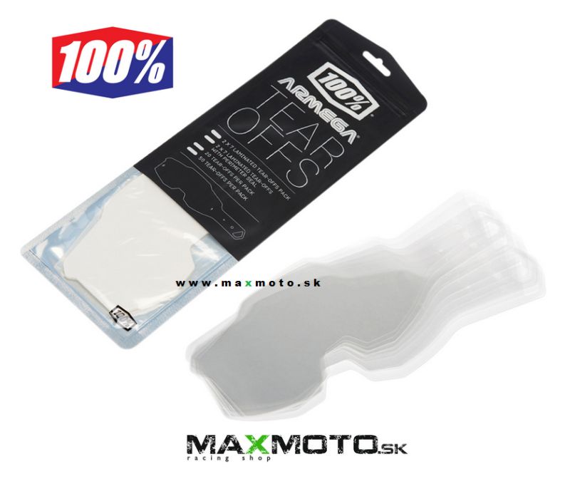 Strhávačky 100% Tear Offs Armega - 20ks, 50ks, 51015-010-02, 59056-00001, 59057-00001
