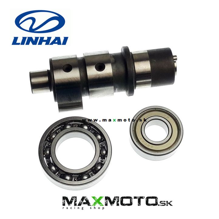 Vačkový hriadeľ s ložiskami LINHAI 400, 27234