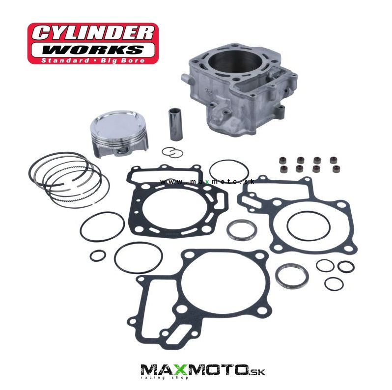 Valec zadný, piest a tesnenia KAWASAKI Brute Force 750, 15-21