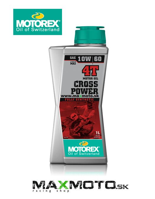 Olej MOTOREX CROSS POWER 4T 10W60, 1L