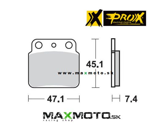 Brzdové obloženie SUZUKI LTR 450, LTZ400 a iné, zadné