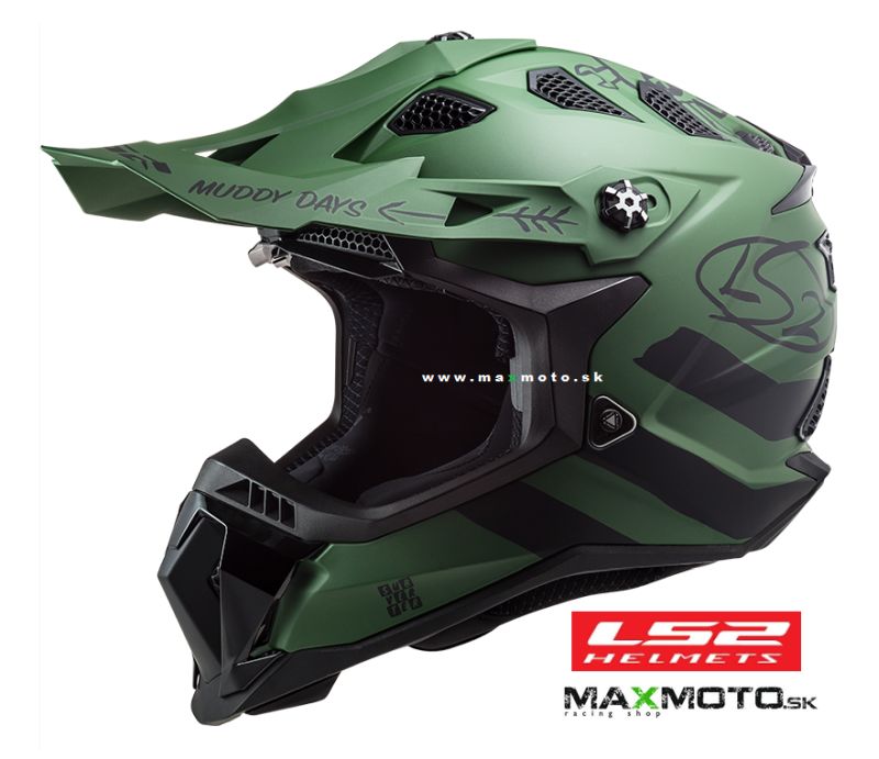 Prilba LS2 MX700 SUBVERTER EVO CARGO matná zelená