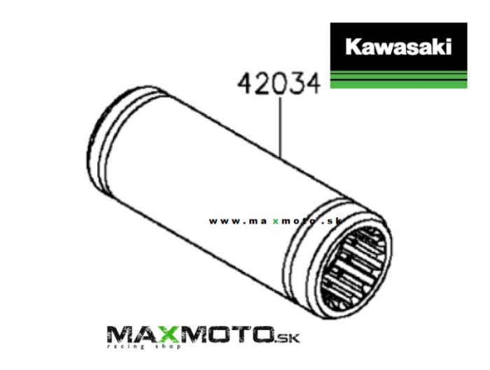 Valček predného kardanu KAWASAKI Brute Force 750, 42034-0730