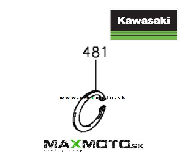 Segerka predného kardanu KAWASAKI Brute Force 750, 481J2500