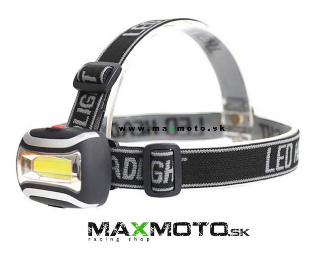 Čelová led lampa CAR COMMERCE, 3 úrovne svietenia