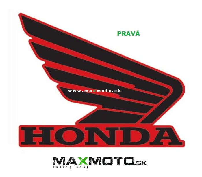 Samolepka HONDA, červená
