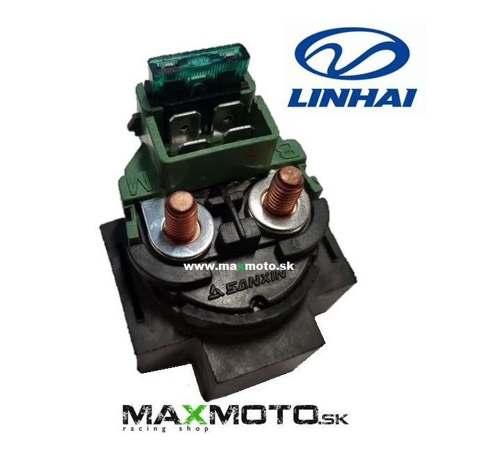 Relé štartéra LINHAI 300/ 400/ 500/ M550/ M565/ M750, 71602