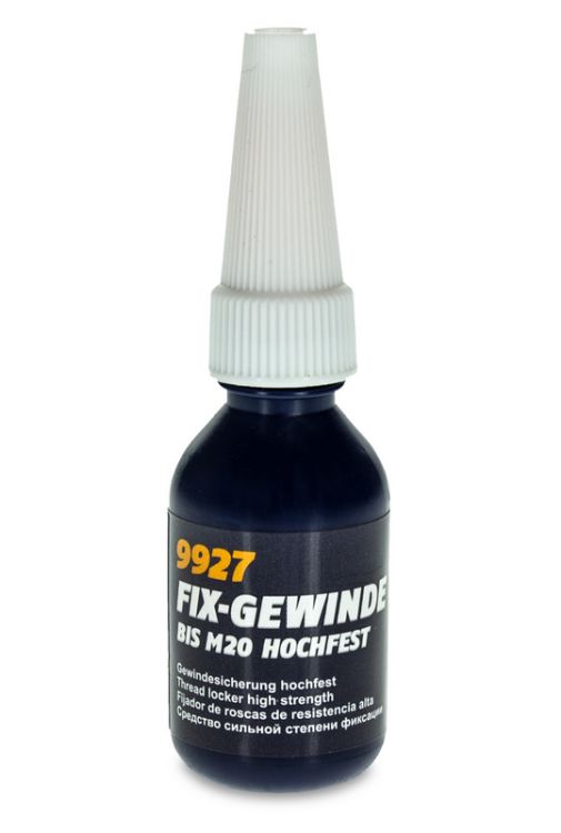 Lepidlo na závity MANNOL 9927, červený, silný, 10ml