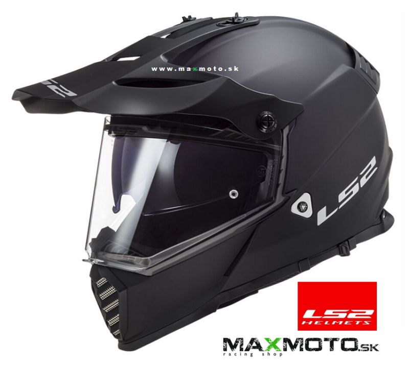 Prilba LS2 MX436 Pioneer Evo matná čierna