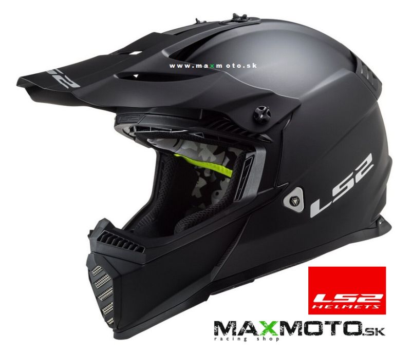 Prilba LS2 MX437 FAST EVO čierna matná