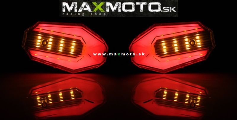 LED smerovky s brzdovým svetlom, zadné - 2ks