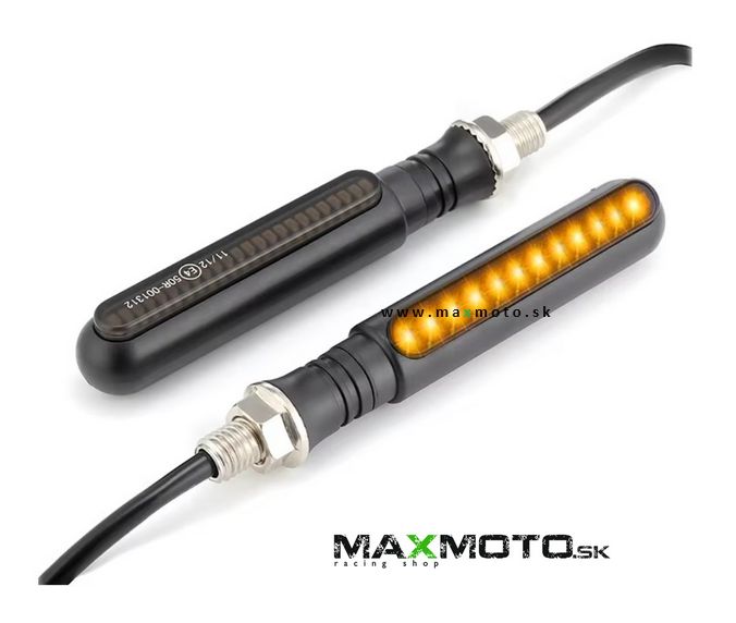 Dynamické LED smerovky, 12xLED, 12V, oranžové, homologizácia E54
