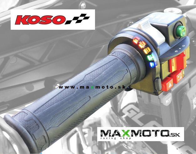 Vyhrievanie rukovätí a palca pre štvorkolky KOSO