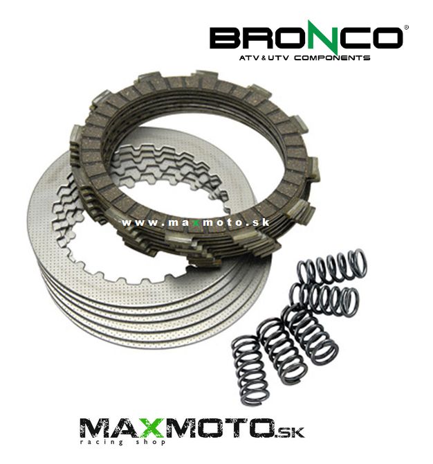 Spojková sada YAMAHA Raptor 660, lamely, plechy a pružiny spojky