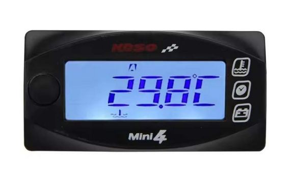 Multifunkčný displej KOSO Mini 4 (teplota motora, vonkajšia teplota, napätie, čas)