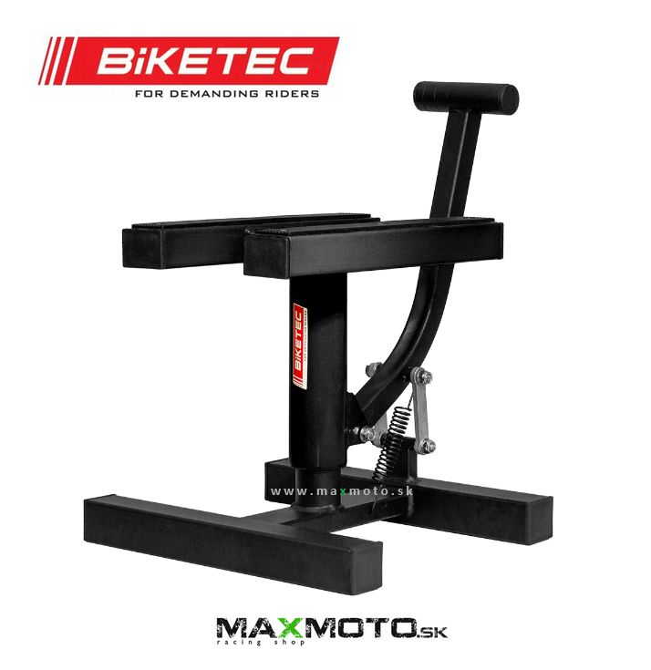 Stojan na motorku BIKETEC CROSS, čierny