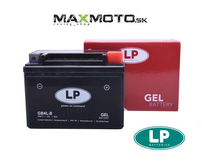 Batéria gélová LP GB4L-B 12V, 4Ah, 120x71x91mm