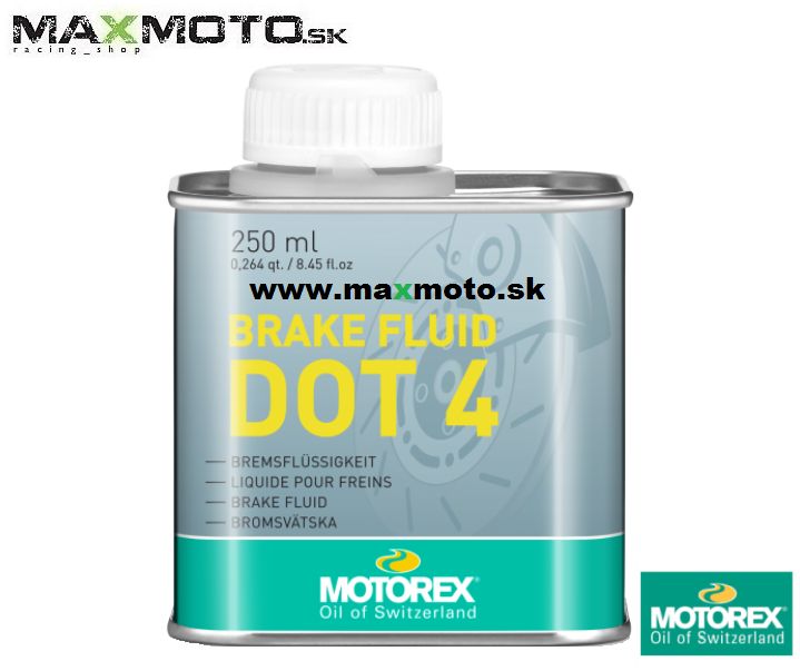 Brzdová kvapalina MOTOREX BRAKE FLUID DOT 4, 250ml