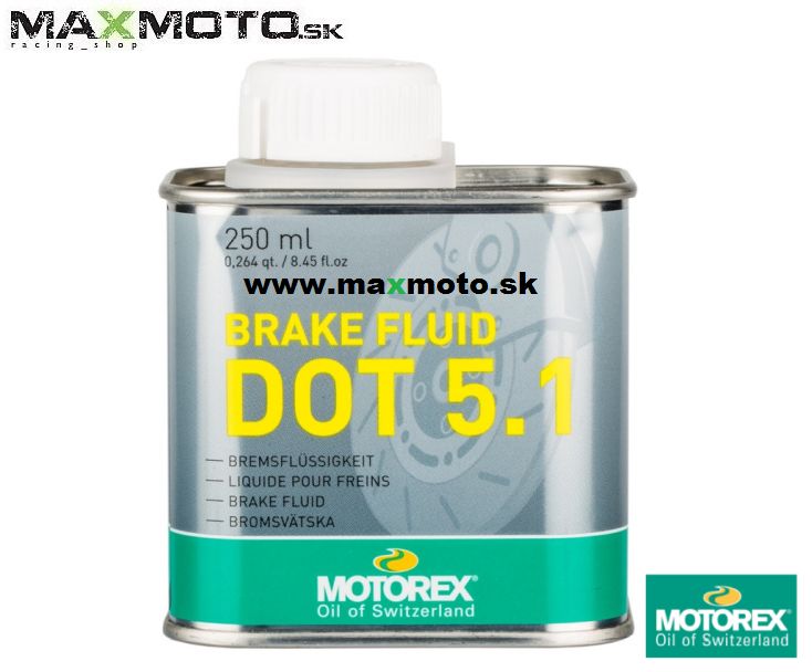Brdzová kvapalina MOTOREX BRAKE FLUID DOT 5.1, 250ml