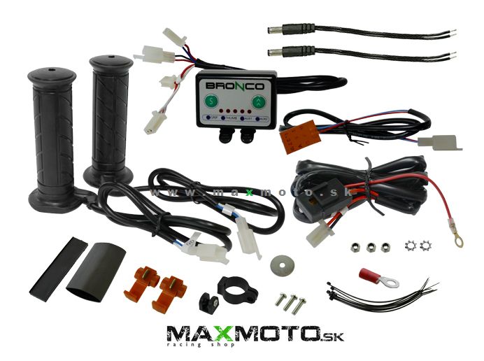 Vyhrievanie rukovätí a palca pre štvorkolky, BRONCO, 4-zónové