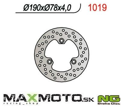 Brzdový kotúč SUZUKI LTR 450 06-09 zadný pravý