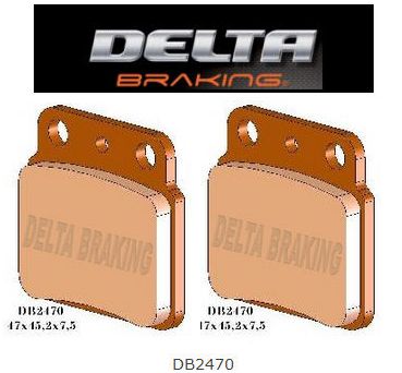 Brzdové obloženie SUZUKI LTR 450, LTZ400 a iné, zadné, DELTA