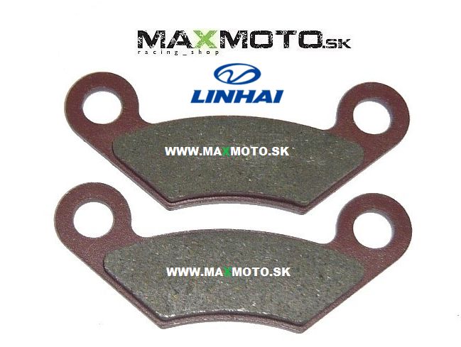Brzdové obloženie Linhai 260/ 300/ 400/ 500/ M550/ M565/ M570/ M750 E2/ E4/ T3b predné / zadné