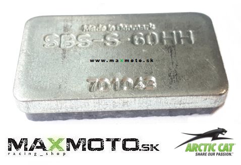 Brzdové platničky ARCTIC CAT, parkovacia brzda, zadná, SBS-S-60HH, 1ks
