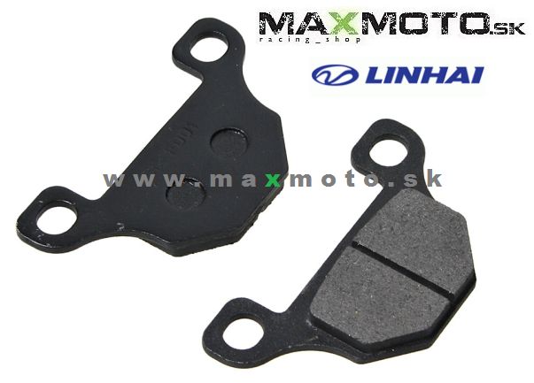 Brzdové obloženie LINHAI 260/ 300/ 400/ 500/ M550/ M565, parkovacia brzda, 25141/ 26291/ 26292