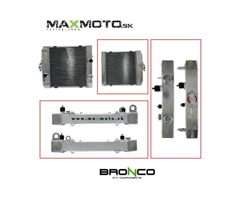 Chladič vody ARCTIC CAT 450/ 500/ 550/ 650/ 700, Alterra 700/VLX 700, 0413-184, 0413-205
