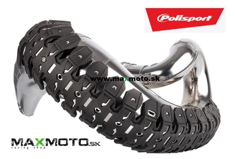 Chránič kolena výfuku POLISPORT ARMADILLO čierny