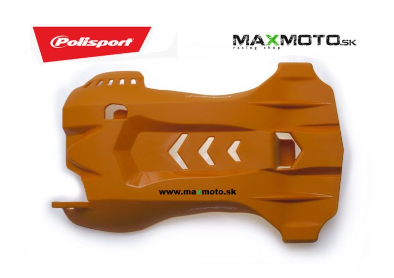 Chránič motora POLISPORT FORTRESS KTM SX 250, EXC 250/ 300, HUSQVARNA TC 250, TE 250/ 300, oranžový
