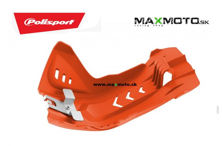 Chránič motora POLISPORT FORTRESS KTM SX-F/ EXCF, HUSQVARNA FC 250/ 350, FE 250/ 300, oranžový