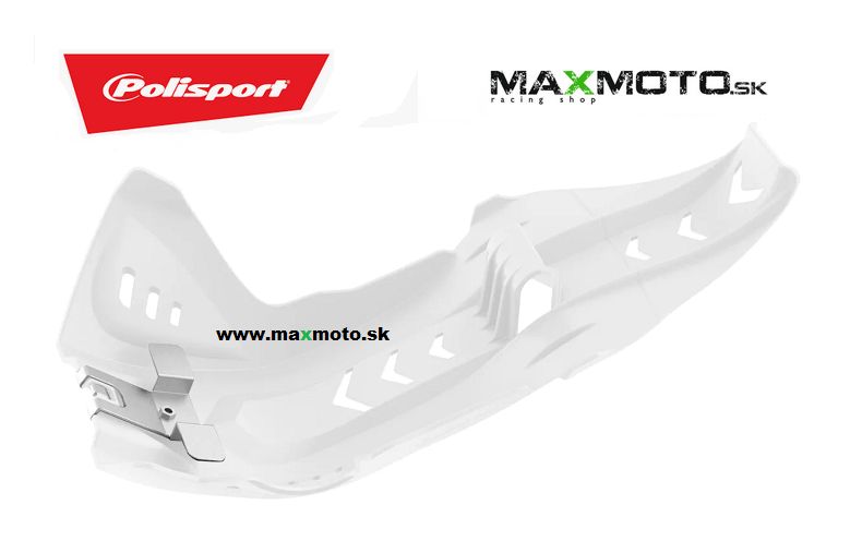 Chránič motora POLISPORT FORTRESS KTM SX-F 250/ 350, HUSQVARNA FC 250/ 350, FE 250/ 300, biely