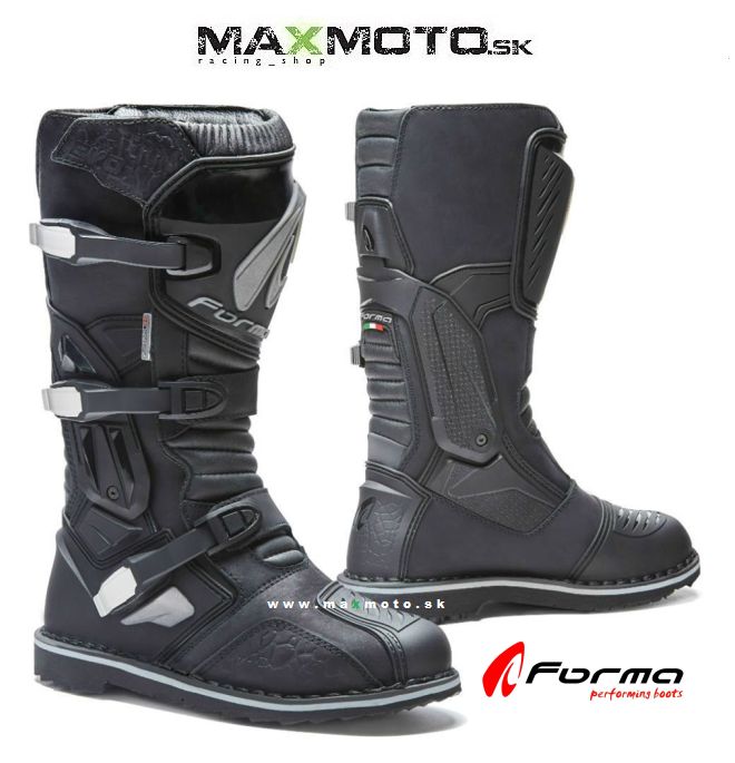 Čižmy FORMA TERRA EVO, čierne