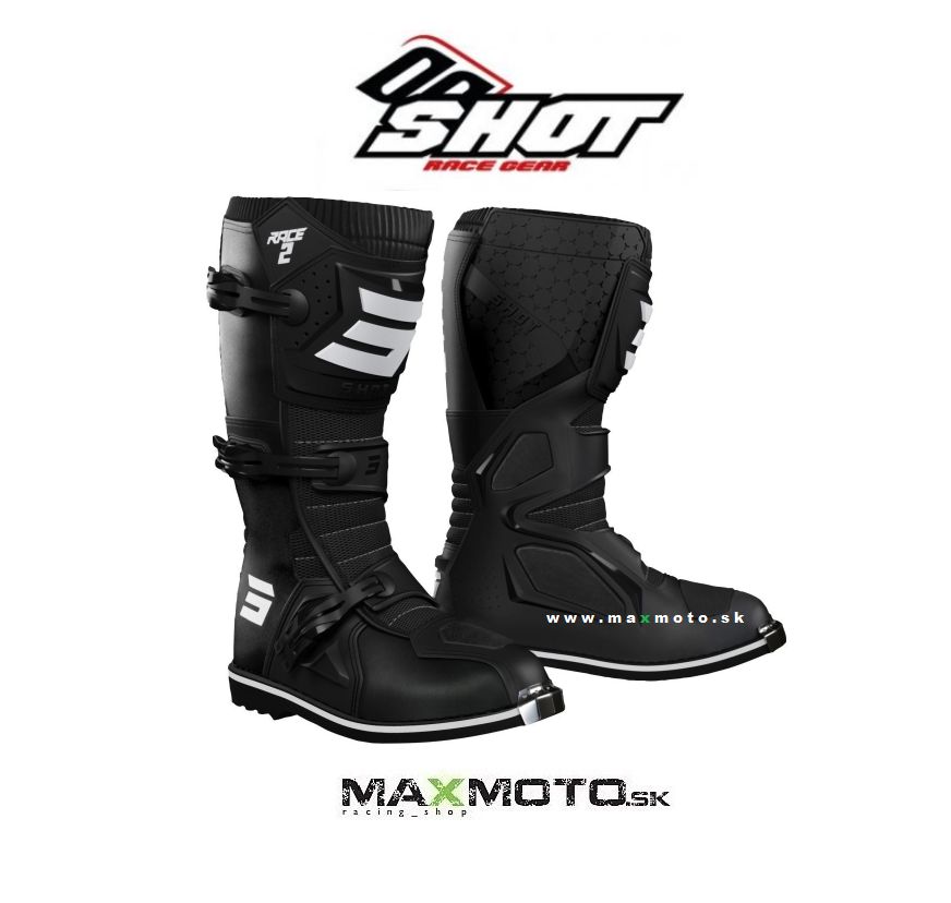 Čižmy SHOT RACING RACE 2, čierne