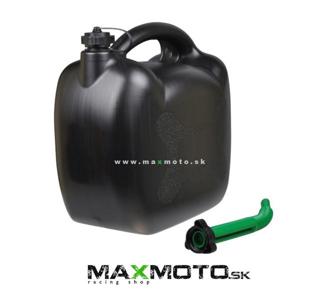 Kanister na palivo, plastový, čierny, 20l
