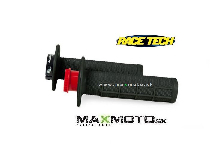 Gripy pre motorky RACETECH R20 HALF WAFFLE Lock On
