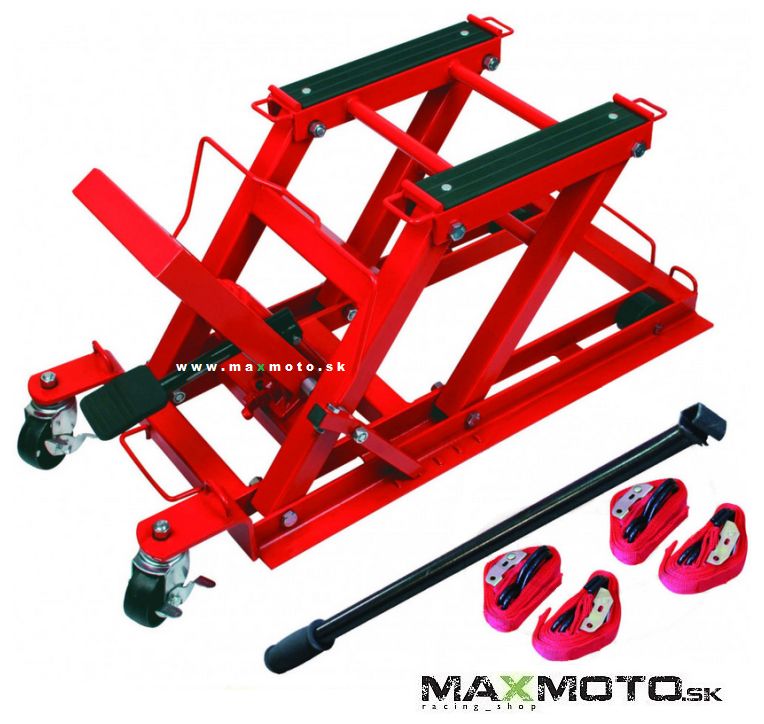 Hydraulický zdvihák pre motorky, nosnosť do 400kg