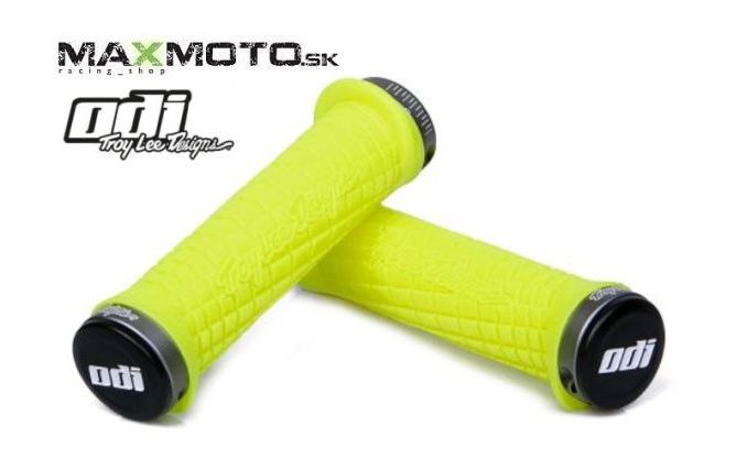 Gripy ODI Troy Lee Designs Signature ATV, fluo žlté