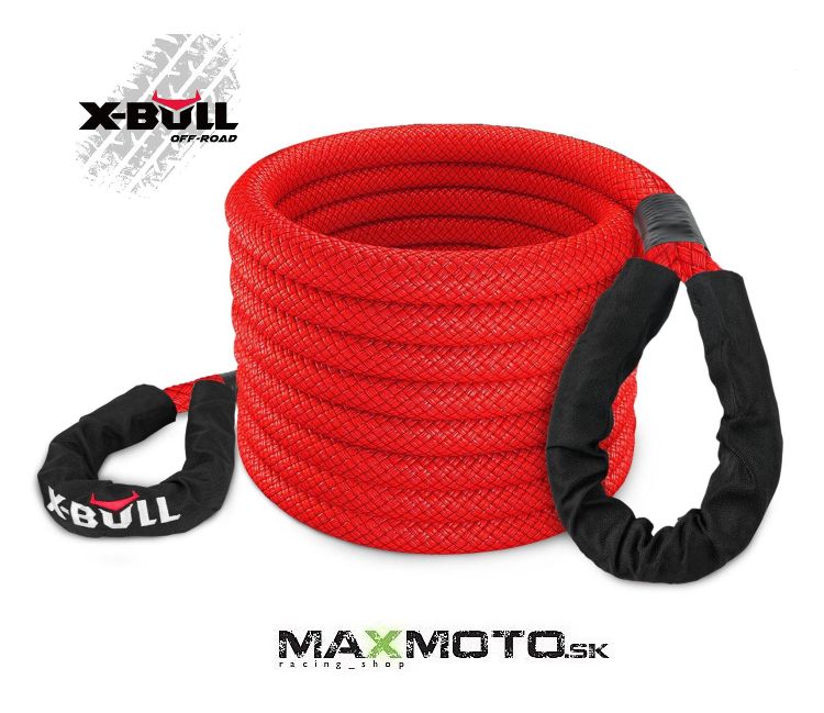 Kinetické lano X-BULL 6m/ 22mm - červené